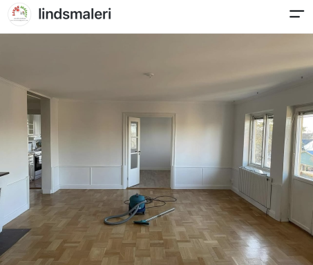Spackling, målning och takmålning