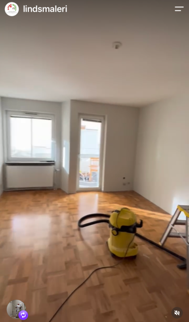 Spackling, målning och takmålning